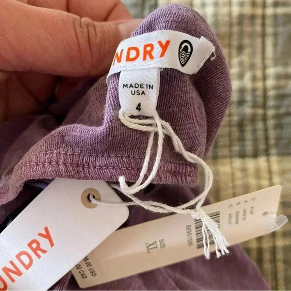 Sundry Anthropologie Midi-Maxi Dress Muted Purple Twist Front Sleeveless: XL (4) - Picture 13 of 14